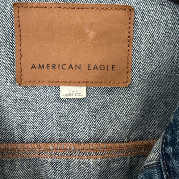 American Eagle Light Blue Denim Jacket - Picture 2 of 4
